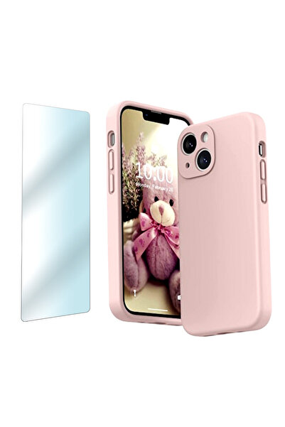 Optim Solution Set Husa din silicon si Folie protectie pentru Apple iPhone 14...