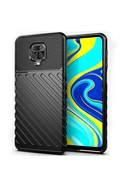 Optim Solution Husa pentru Xiaomi Redmi Note 9, Xtreme Carbon Design, Feel th...