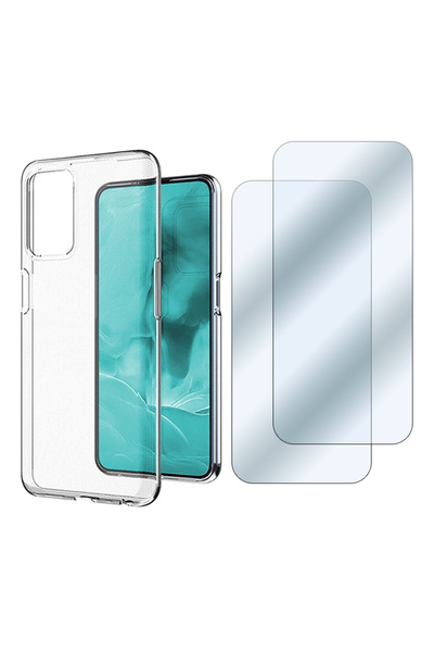 Optim Solution Set Husa Clear si 2 x Folie 2.5D Sticla pentru Samsung Galaxy ...