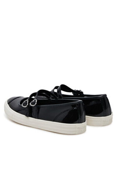 Converse Γυναικείες Μπαλαρίνες Μαύρες CONVERSE-A13654C ΜΑΥΡΟ/ΑΣΗΜΙ/ΕΛΕΝΗ