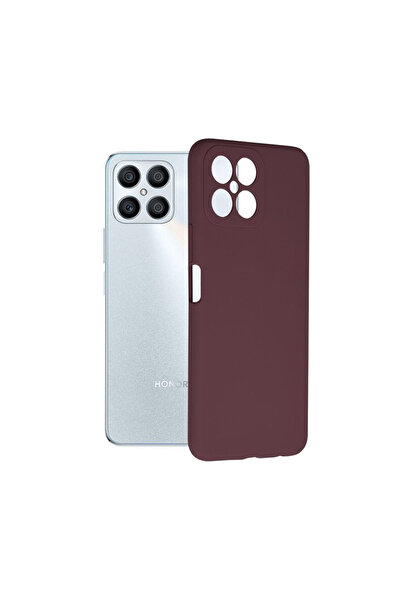 Optim Solution Husa de silicon TPU cu Microfibra pentru Honor X8, Interior Mi...