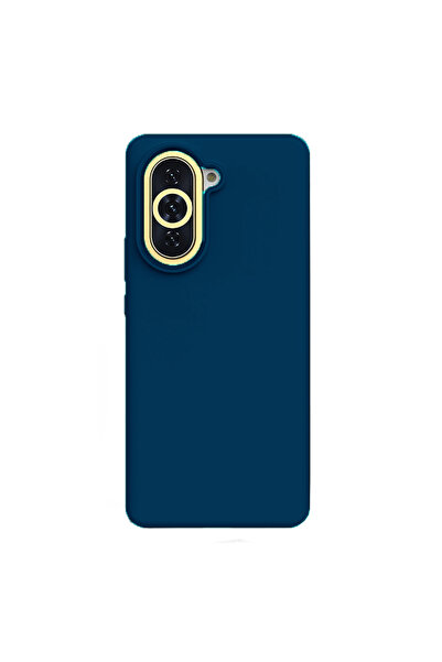 Optim Solution Husa din silicon compatibila cu Huawei Nova 10 Pro, Bleumarin