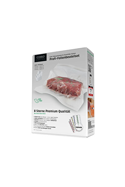 CASO Germany Set de 100 de saci vidați profesionali cu relief, 3 dimensiuni, ...