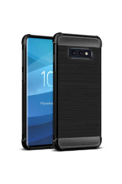 Optim Solution Husa pentru Samsung Galaxy S10e, Silicon TPU, Negru