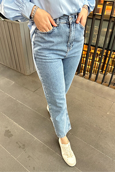İKOL Jogger Denim Pantolon - Açık Mavi