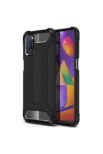 Optim Solution Husa Shield de protectie pentru OPPO A52 / A72 4G / A92, Army Hybrid Armor, Neagra