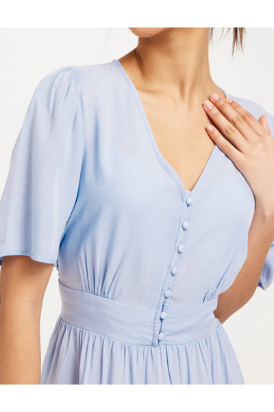 PIECES midi dress, blue