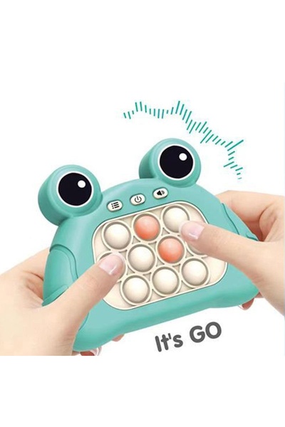 FOXMAG24 Ηλεκτρονικό αισθητηριακό παιχνίδι Pop It, Βάτραχος, μέγεθος 13 εκ., ...
