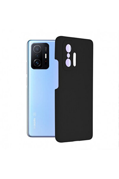 Optim Solution Husa de silicon TPU pentru Xiaomi 11T / 11T Pro, Negru