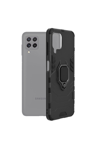 Optim Solution Husa Armor Ring pentru Samsung Galaxy A22 4G, Army Shield, Ine...
