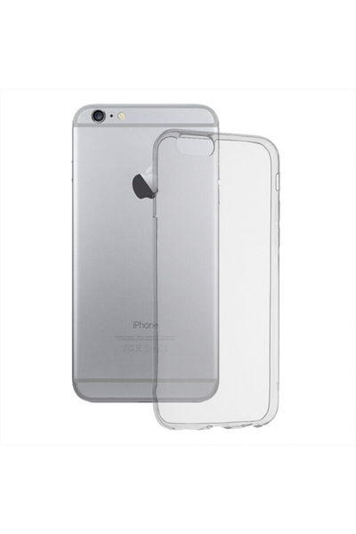 Optim Solution Διαφανής θήκη σιλικόνης για iPhone 6/6s, TPU, εφαρμοστό, εύκαμ...