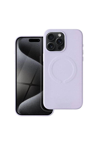 Optim Solution Husa MagSafe pentru Apple iPhone 15, -Leather, Aluminum Button...