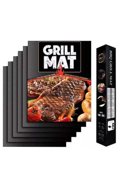 VALA Covoraș grătar PTFE, pentru petrecere la grătar, 40x33cm, antiaderent, r...