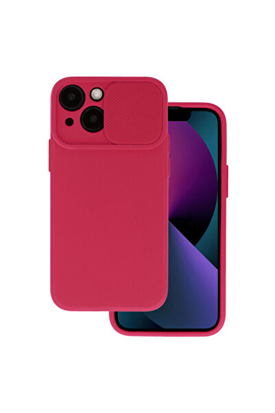 Optim Solution Husa din silicon pentru iPhone 13, Silicon, Microfibra, Privac...