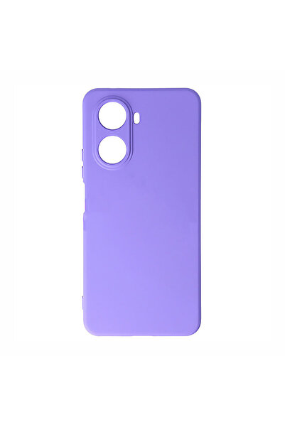 Optim Solution Husa de silicon TPU cu Microfibra pentru Huawei Nova 10 SE, Interior Microfibra, Mov Lavanda