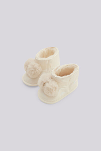 GB Baby Baby Girl White Bootees