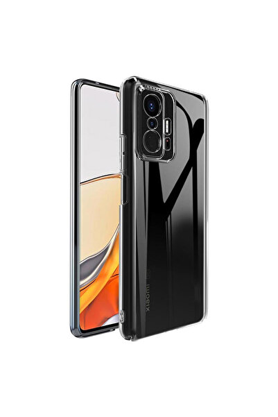 Optim Solution Husa de silicon Hard TPU 2mm pentru Xiaomi 11T / 11T Pro, Transparent