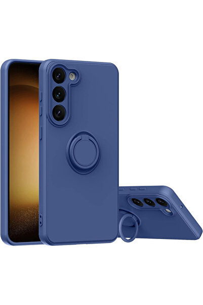 Optim Solution Husa din silicon pentru Samsung Galaxy A34 si Microfibra, Ring...