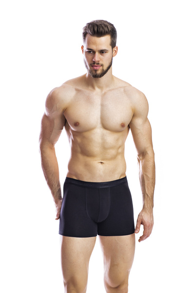 uniconf Boxer barbati BB08RNEG din bumbac cu lycra