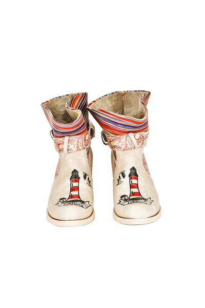 Streetfly Colorful Printed Women's Boots