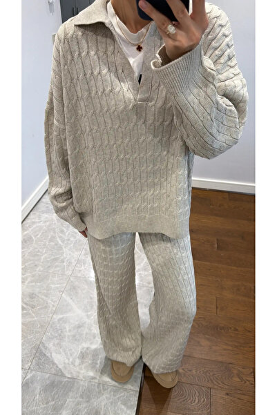 My Blog Bézs színű kötöttáru szett - 98074