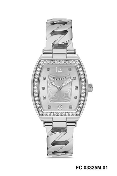 Ferrucci Fc03325M.1 Silver Color Angular 26 mm Women's Wristwatch