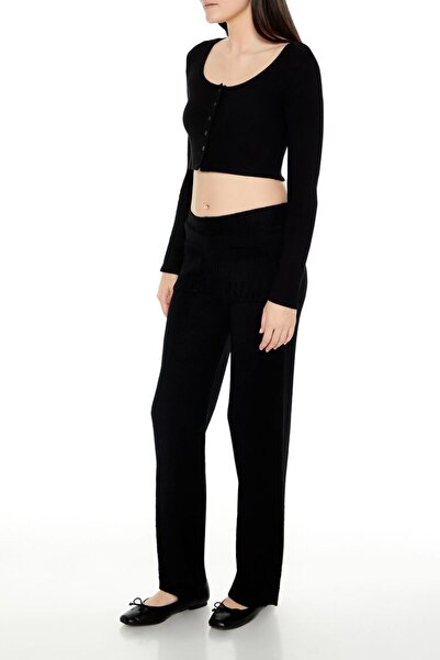 Forever 21 Triko Cep Detaylı Pantolon