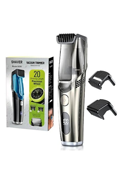 VALA Aparat de ras V9895, aparat de tuns electric fără fir, funcție aspirare, reîncărcabil USB, apă IPX6