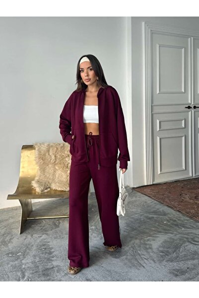 mydukkan.co طقم سويت بالازو بسحاب من المودال