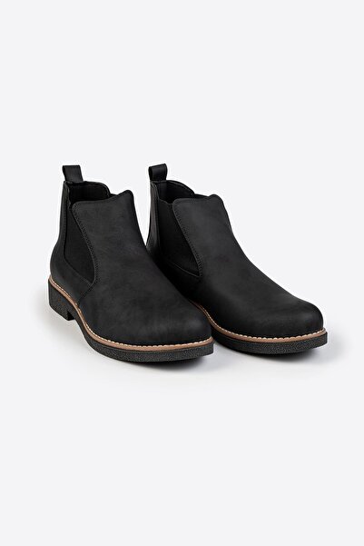 LETOON Men's Rubber Detailed Chelsea Boots