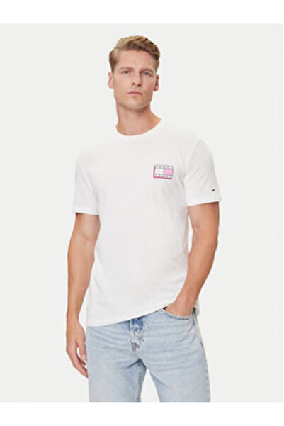 Tommy Jeans Ανδρικό T-Shirt DM0DM21577 Πολύχρωμο