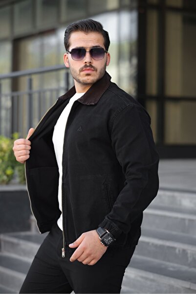 LTC Jeans Men's Relaxed Canvas Black Jacket