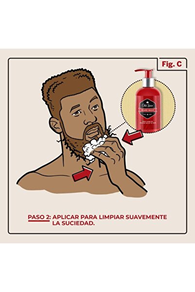 Old Spice , Beard Wash, Shampoo for Men 225ML