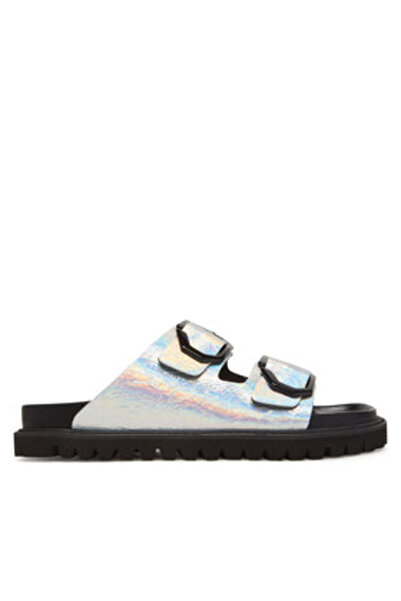 Genuins Γυναικείες σαγιονάρες ασημί GENUINS-G106279 ΑΣΗΜΙ