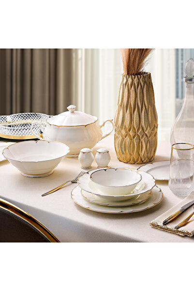 EVALIZA Aruna 60 Parça 12 Kişilik Yemek Takımı