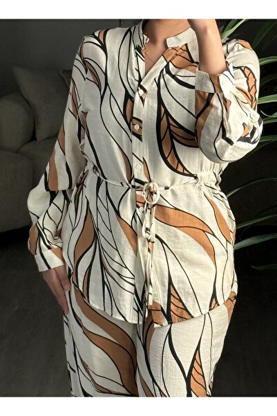 SELSAL Floral blouse and pants set