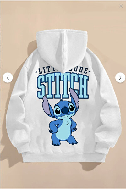 Keywest Hanorac pentru copii Little Dude cu buzunar cangur imprimat Stitch