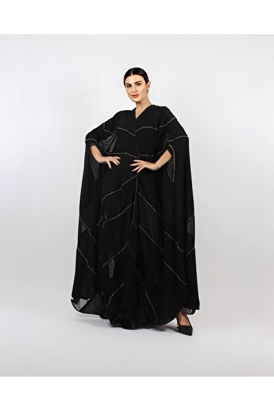 Abrism Open cut abaya, Haraer Blackberry