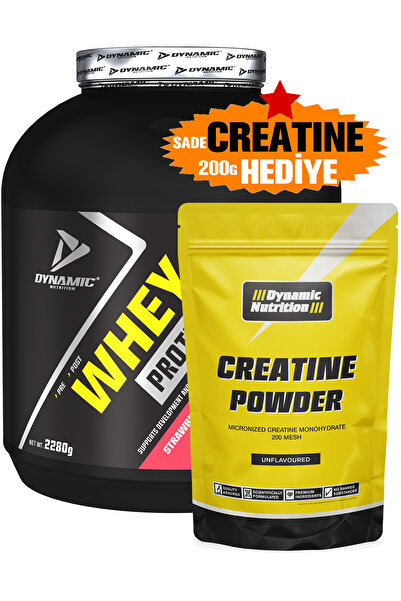 Dynamic Nutrition Creatine Hediyeli Whey Protein Tozu - 2280 G - 76 Servis -Ç...