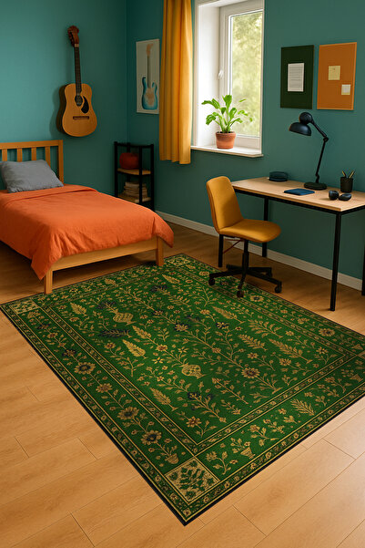 Rugs Modern Halı MOSSO Klasik Anadolu Geleneksel Desenli Dokuma Taban Vintage...