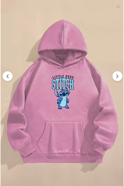 Keywest Παιδικό φούτερ με στάμπα Little Dude Stitch με τσέπη καγκουρό