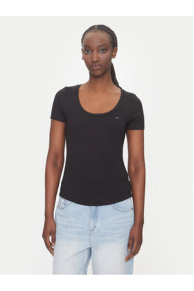 Tommy Jeans Γυναικείο T-Shirt DW0DW20916 Πολύχρωμο