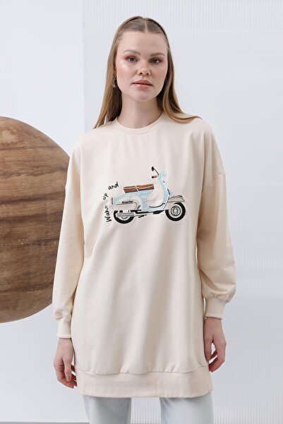 Puane SCOOTER İŞLEMELİ SWEAT TUNİK