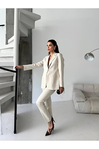 BYBRZ Knitted Fabric Jacket-Pants Set