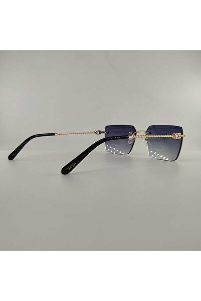 MORLİN BRON Mbs S1016 C2 M3D 58-18-145 Unisex Blue Degrade Frameless Sunglasses
