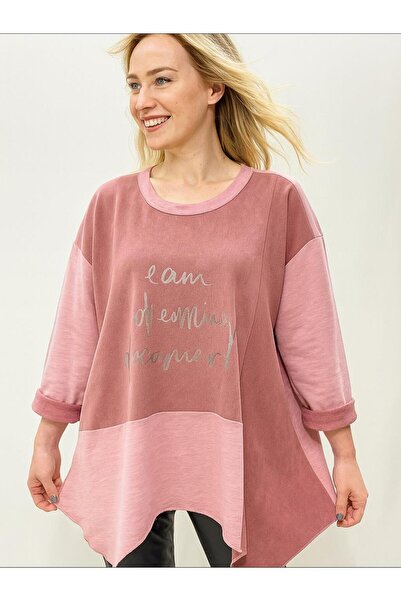 Hanımefendi Butik İtalyan Nubuk Bluz - PUDRA PEMBE