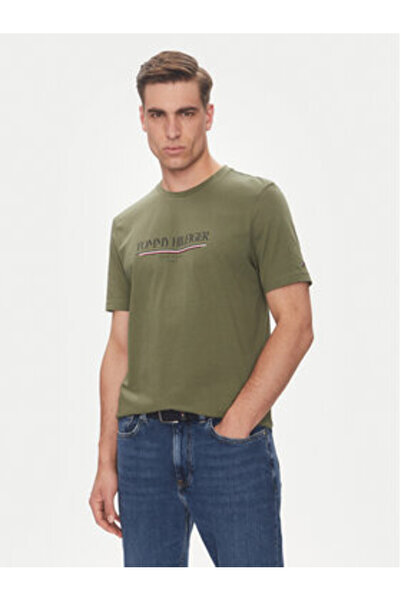 Tommy Hilfiger Ανδρικό T-Shirt MW0MW40324 Πολύχρωμο
