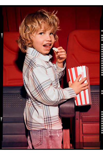 MAYORAL Boy's Plaid Shirt 4128