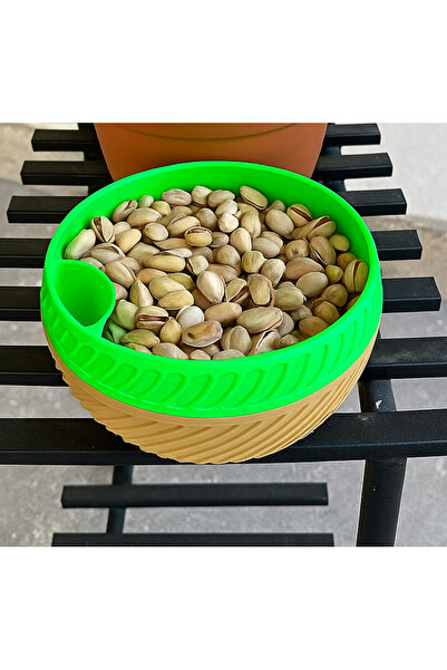 WORK3D Çok amaçlı Antep fıstığı kasesi - Kabuk bölümlü