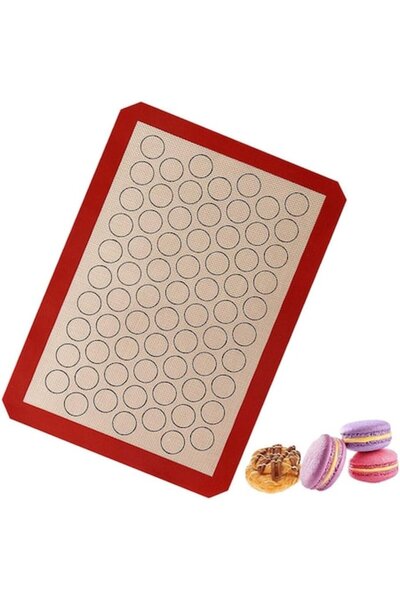 VALA Covoraș copt antiaderent, Vala® MACARONS, silicon alimentar, reutilizabil, căldură, 42x30cm